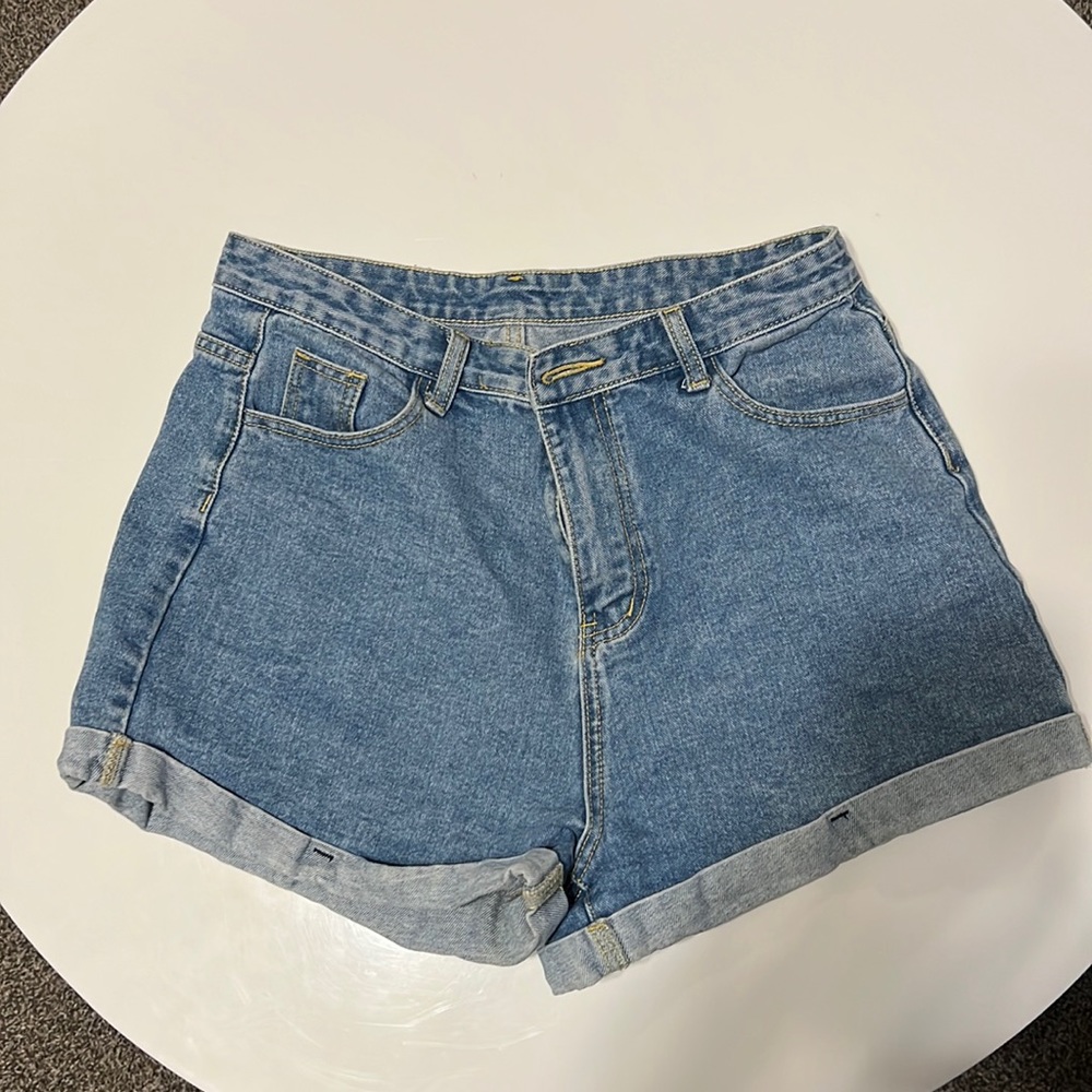 Denim shorts